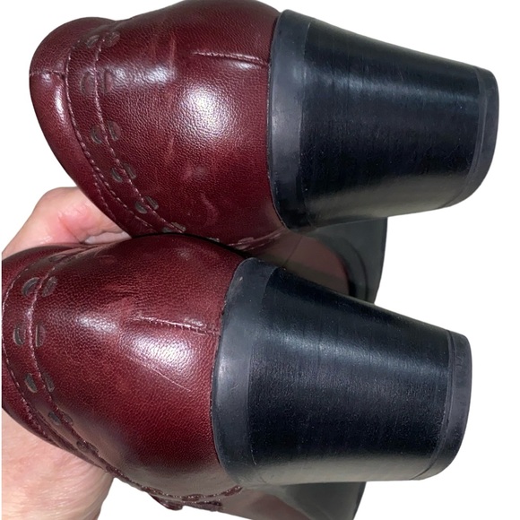 Abeo B.I.O. System Penny Leather Heeled Mary Jane Shoes Size 8 Neutral - Picture 9 of 15